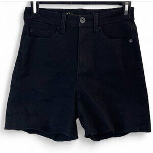 NO BOUNDARIES - Black Denim High-Waisted Girls Shorts - Size 5